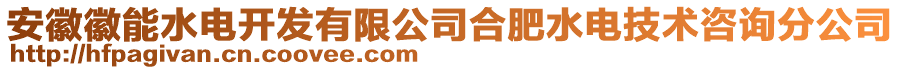 安徽徽能水電開發(fā)有限公司合肥水電技術咨詢分公司