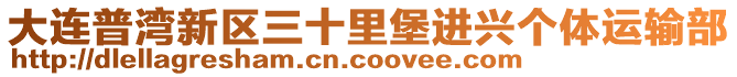 大連普灣新區(qū)三十里堡進興個體運輸部