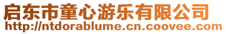 啟東市童心游樂有限公司