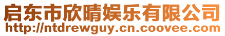 啟東市欣晴娛樂有限公司