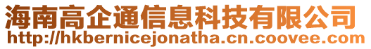 海南高企通信息科技有限公司