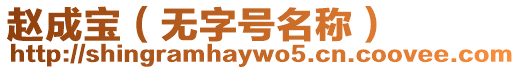 趙成寶(無字號名稱)