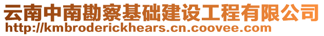 云南中南勘察基礎(chǔ)建設(shè)工程有限公司