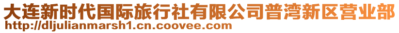 大连新时代国际旅行社有限公司普湾新区营业部