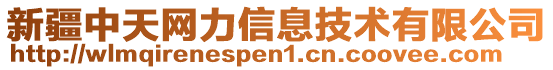 新疆中天網力信息技術有限公司