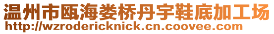 溫州市甌海婁橋丹宇鞋底加工場