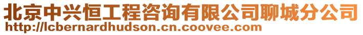 北京中興恒工程咨詢有限公司聊城分公司