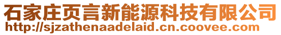 石家莊頁言新能源科技有限公司