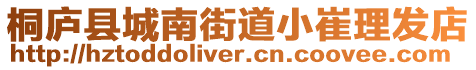 桐廬縣城南街道小崔理發(fā)店