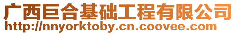 廣西巨合基礎工程有限公司