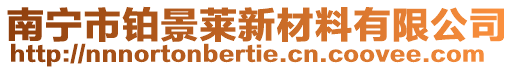 南寧市鉑景萊新材料有限公司