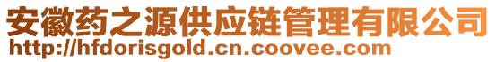 安徽藥之源供應(yīng)鏈管理有限公司