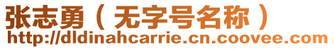 張志勇（無字號名稱）