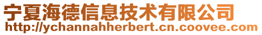 寧夏海德信息技術(shù)有限公司