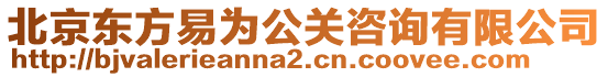 北京東方易為公關咨詢有限公司
