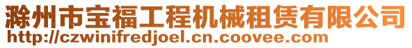 滁州市寶福工程機械租賃有限公司