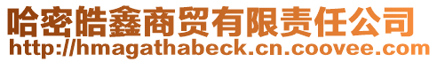 哈密皓鑫商貿有限責任公司
