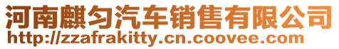 河南麒勻汽車銷售有限公司