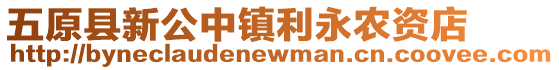五原縣新公中鎮(zhèn)利永農(nóng)資店