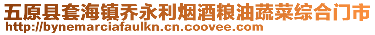 五原縣套海鎮(zhèn)喬永利煙酒糧油蔬菜綜合門市
