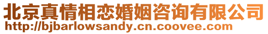 北京真情相戀婚姻咨詢有限公司