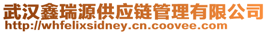 武漢鑫瑞源供應鏈管理有限公司