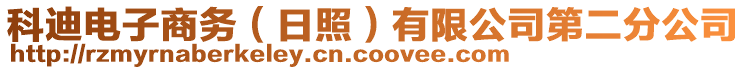 科迪電子商務(日照)有限公司第二分公司