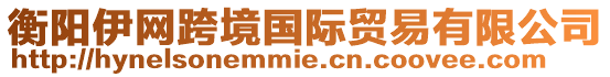 衡陽伊網(wǎng)跨境國際貿(mào)易有限公司
