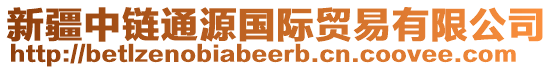 新疆中鏈通源國際貿易有限公司
