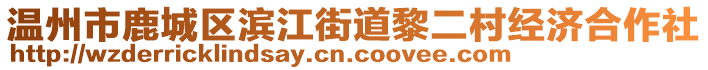 溫州市鹿城區(qū)濱江街道黎二村經(jīng)濟合作社