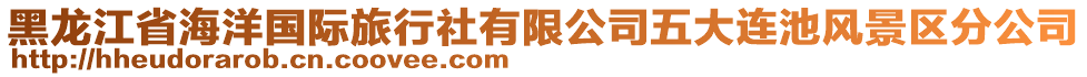 黑龍江省海洋國際旅行社有限公司五大連池風景區(qū)分公司