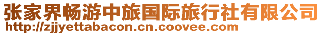 張家界暢游中旅國(guó)際旅行社有限公司