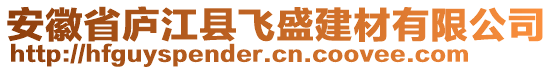 安徽省廬江縣飛盛建材有限公司