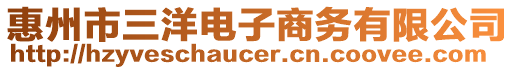 惠州市三洋電子商務(wù)有限公司