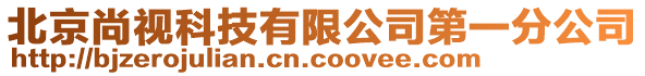 北京尚視科技有限公司第一分公司