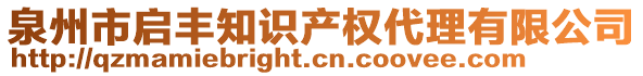 泉州市啟豐知識產(chǎn)權(quán)代理有限公司