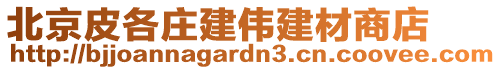 北京皮各莊建偉建材商店