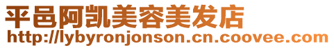 平邑阿凱美容美發(fā)店