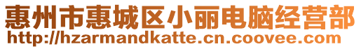 惠州市惠城區(qū)小麗電腦經(jīng)營(yíng)部