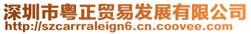 深圳市粵正貿易發展有限公司