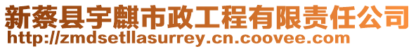 新蔡縣宇麒市政工程有限責任公司