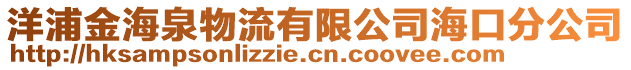 洋浦金海泉物流有限公司海口分公司