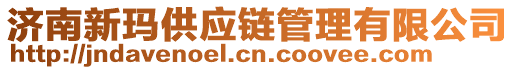 濟(jì)南新瑪供應(yīng)鏈管理有限公司