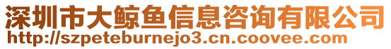 深圳市大鯨魚信息咨詢有限公司