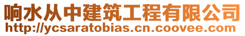 響水從中建筑工程有限公司