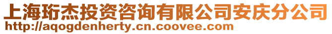 上海珩杰投資咨詢有限公司安慶分公司