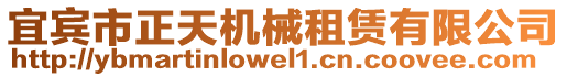 宜賓市正天機(jī)械租賃有限公司