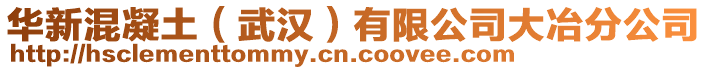 華新混凝土（武漢）有限公司大冶分公司