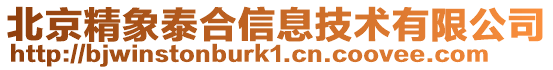 北京精象泰合信息技術有限公司