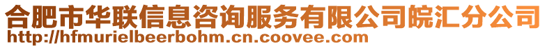 合肥市華聯信息咨詢服務有限公司皖匯分公司
